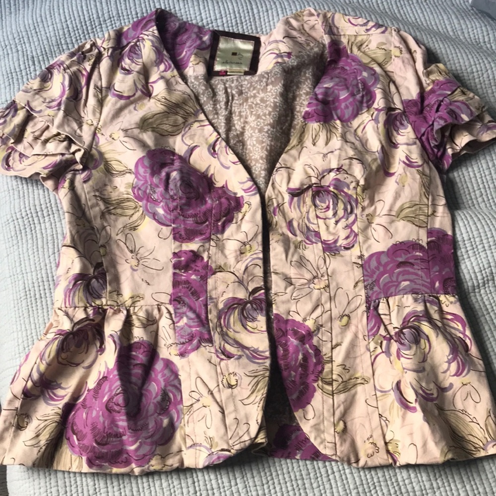 Anthropologie Elevenses Jacket